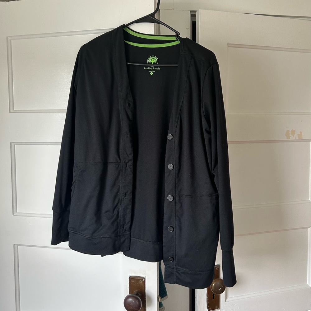 Healing hands scrub jacket
